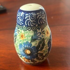 Bolesławiec Small Pepper Shaker